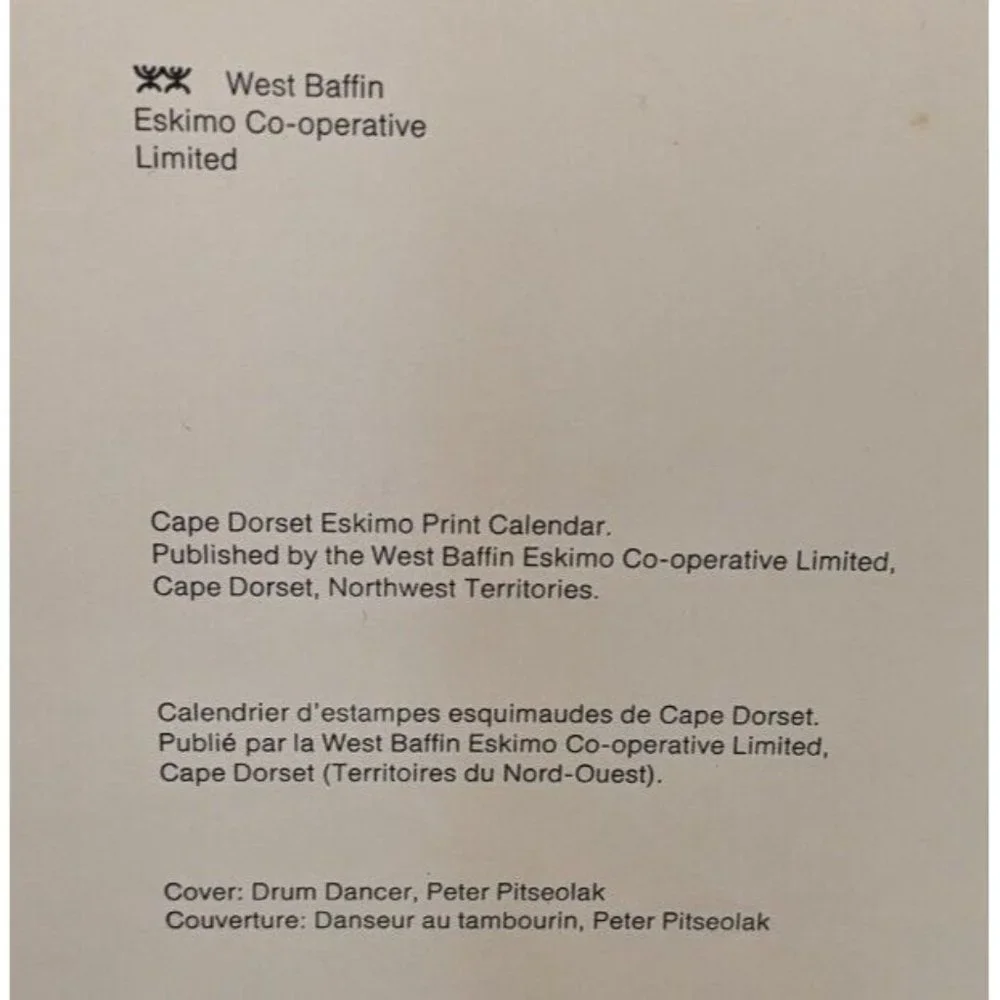 Cape Dorset 1976 cape